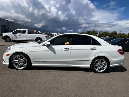 Polar White 2013 Mercedes-Benz E-Class 4MATIC