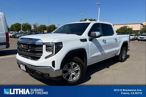 Summit White 2025 GMC Sierra 1500 SLT