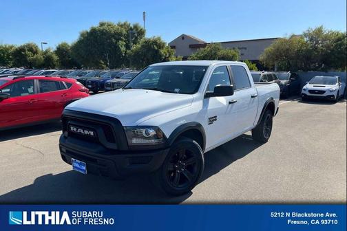 Bright White Clearcoat 2022 RAM 1500 Classic Warlock Crew Cab 4x4 5'7' Box