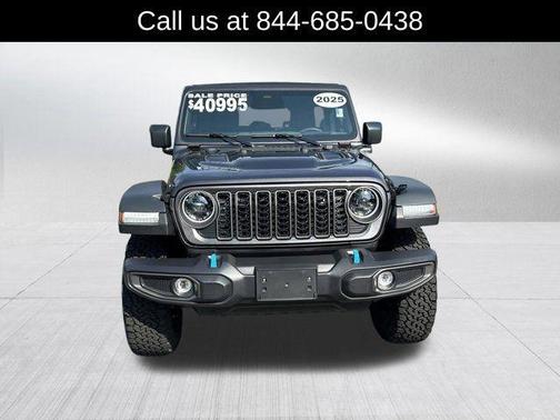 Crystal Metallic 2025 Jeep Wrangler 4xe Rubicon