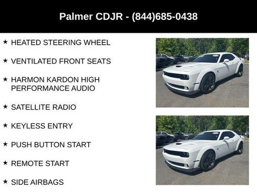 White 2021 Dodge Challenger R/T Scat Pack