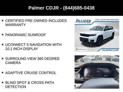 Bright White Clearcoat 2025 Jeep Grand Cherokee L Limited