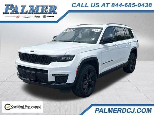 Bright White Clearcoat 2025 Jeep Grand Cherokee L Limited