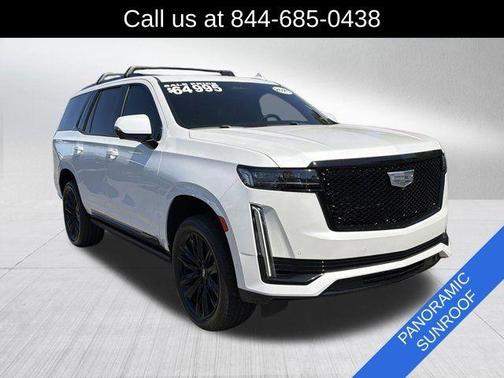 Crystal White 2021 Cadillac Escalade Sport