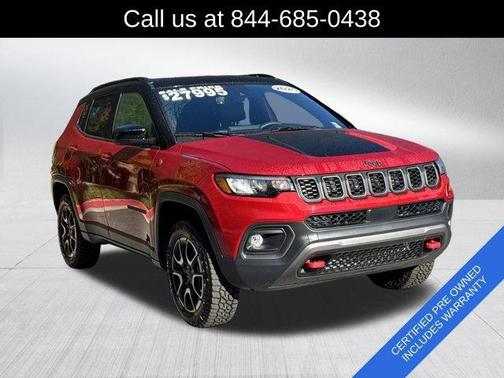 Red 2025 Jeep Compass Trailhawk