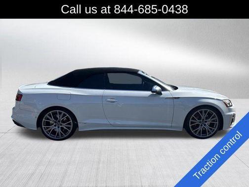 Glacier White Metallic w/ Black Roof 2021 Audi S5 3.0T Prestige