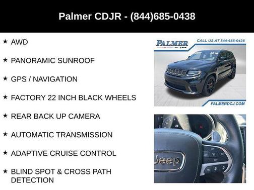 Diamond Black 2018 Jeep Grand Cherokee Trackhawk