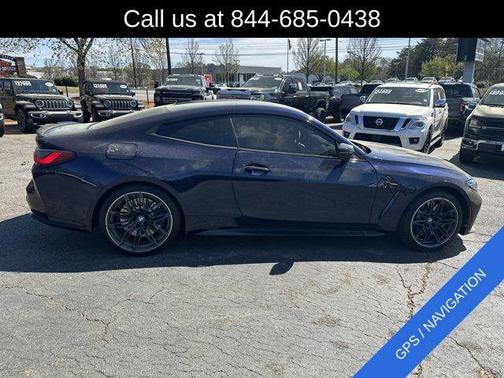 Blue 2024 BMW M4 Competition