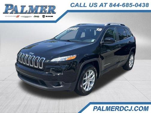 Diamond Black 2018 Jeep Cherokee Latitude Plus