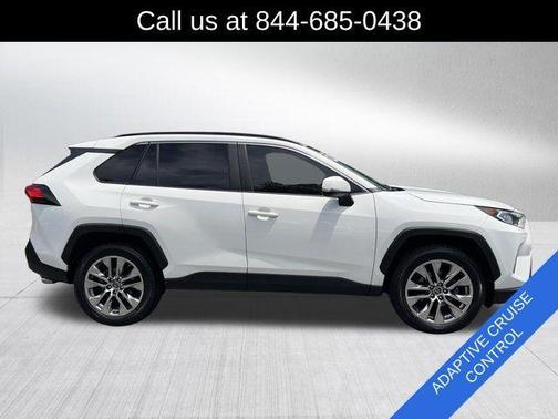 Super White 2019 Toyota RAV4 XLE Premium