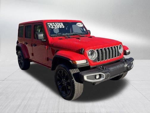 Red Clearcoat 2025 Jeep Wrangler 4xe Sahara