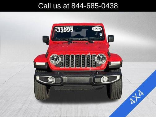Red Clearcoat 2025 Jeep Wrangler 4xe Sahara