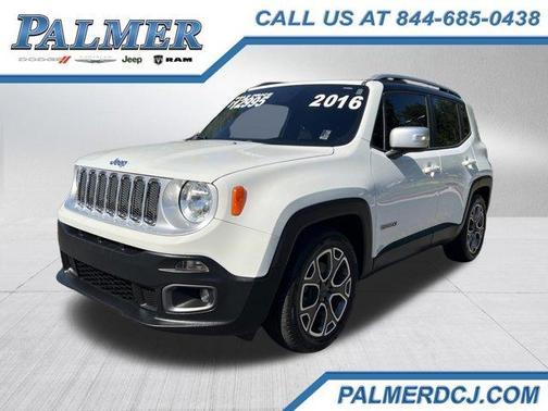 Alpine White 2016 Jeep Renegade Limited