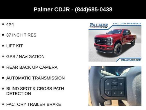 Red Metallic 2024 Ford F-350 XLT
