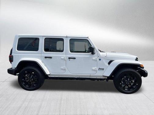 Bright White Clearcoat 2025 Jeep Wrangler 4xe Sahara