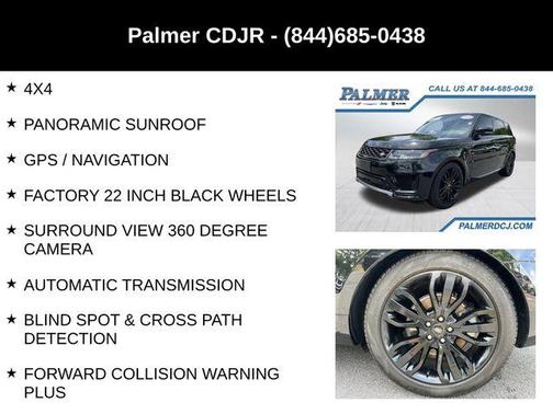 Santorini Black 2022 Land Rover Range Rover Sport HSE Silver Edition MHEV