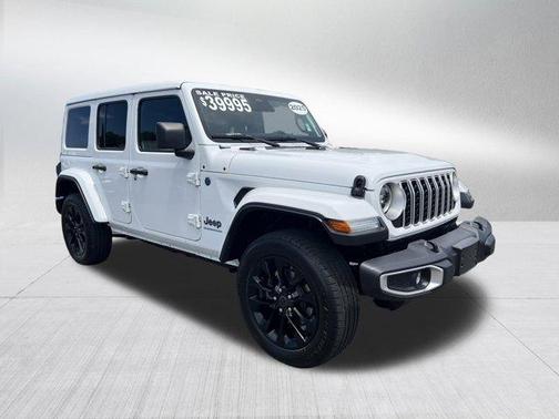 Bright White Clearcoat 2025 Jeep Wrangler 4xe Sahara
