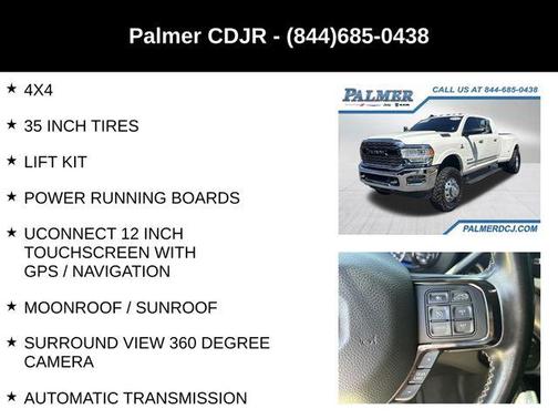 Pearl White 2022 RAM 3500 Limited