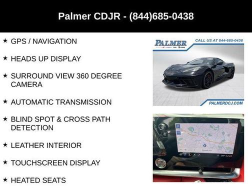 Black 2020 Chevrolet Corvette Stingray w/3LT