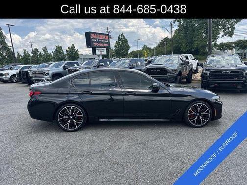 Black Sapphire Metallic 2022 BMW M550 i xDrive