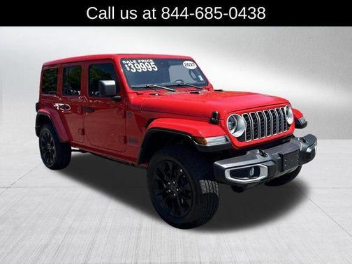 Firecracker Red Clearcoat 2025 Jeep Wrangler 4xe Sahara