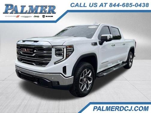 Summit White 2022 GMC Sierra 1500 SLT