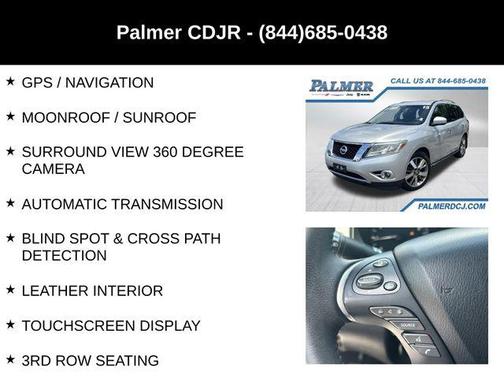 Brilliant Silver 2015 Nissan Pathfinder Platinum