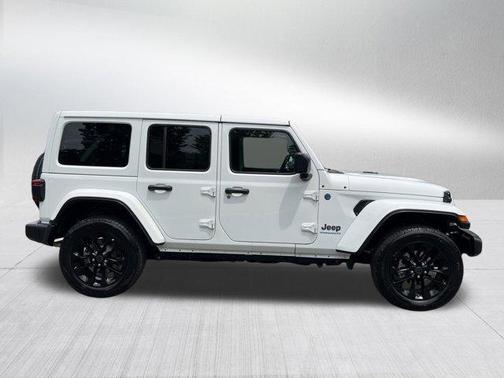 Bright White Clearcoat 2025 Jeep Wrangler 4xe Sahara