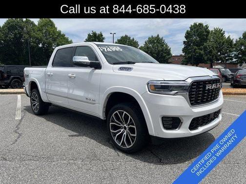 Ivory White 2025 RAM 1500 Tungsten