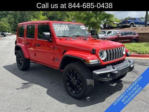 Firecracker Red Clearcoat 2025 Jeep Wrangler 4xe Sahara