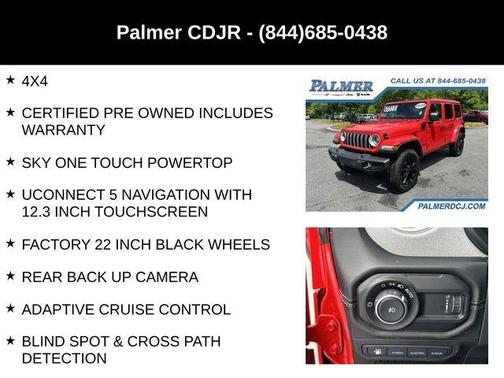 Firecracker Red Clearcoat 2025 Jeep Wrangler 4xe Sahara