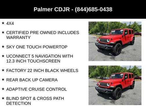 Firecracker Red Clearcoat 2025 Jeep Wrangler 4xe Sahara