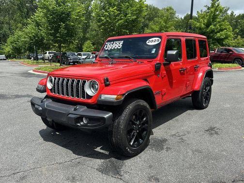 Firecracker Red Clearcoat 2025 Jeep Wrangler 4xe Sahara