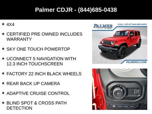 Firecracker Red Clearcoat 2025 Jeep Wrangler 4xe Sahara