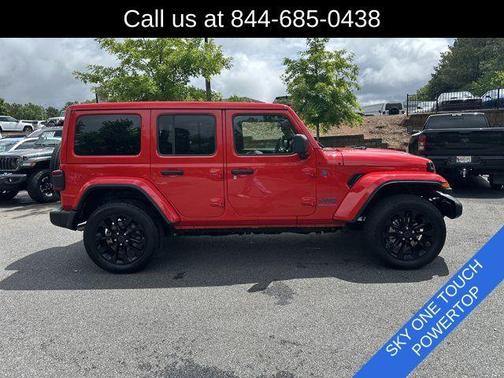 Firecracker Red Clearcoat 2025 Jeep Wrangler 4xe Sahara