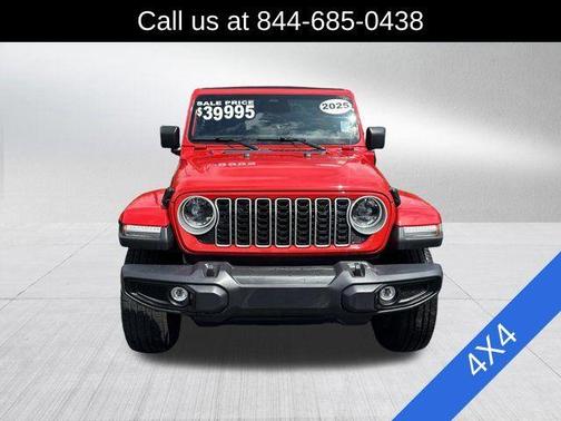Firecracker Red Clearcoat 2025 Jeep Wrangler 4xe Sahara
