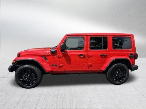 Red Clearcoat 2025 Jeep Wrangler 4xe Sahara