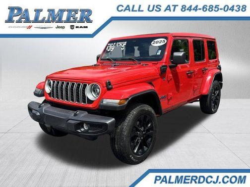 Firecracker Red Clearcoat 2025 Jeep Wrangler 4xe Sahara