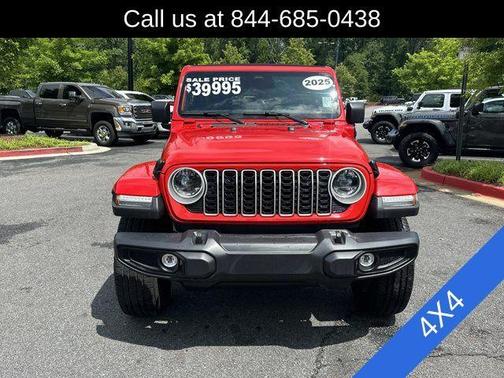 Firecracker Red Clearcoat 2025 Jeep Wrangler 4xe Sahara