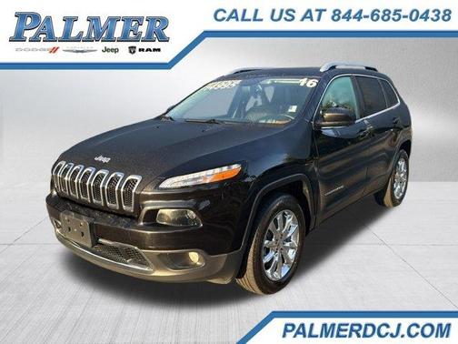 Brilliant Black Crystal Pearlcoat 2016 Jeep Cherokee Limited