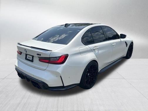 Brilliant White 2022 BMW M3 Competition xDrive