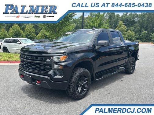 Black 2023 Chevrolet Silverado 1500 Custom Trail Boss