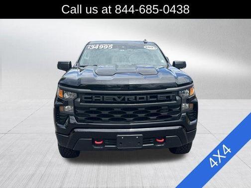 Black 2023 Chevrolet Silverado 1500 Custom Trail Boss