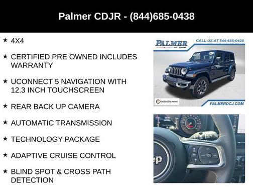 Fathom Blue Pearlcoat 2025 Jeep Wrangler Sahara