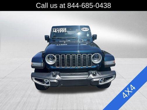 Fathom Blue Pearlcoat 2025 Jeep Wrangler Sahara