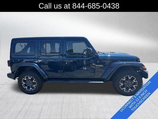 Fathom Blue Pearlcoat 2025 Jeep Wrangler Sahara