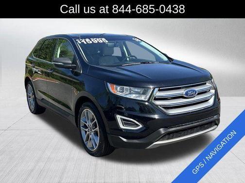 Shadow Black 2018 Ford Edge Titanium