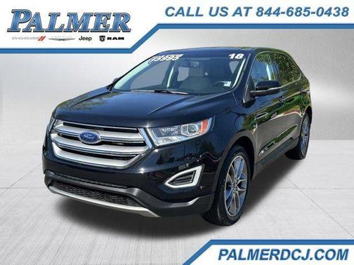 Shadow Black 2018 Ford Edge Titanium