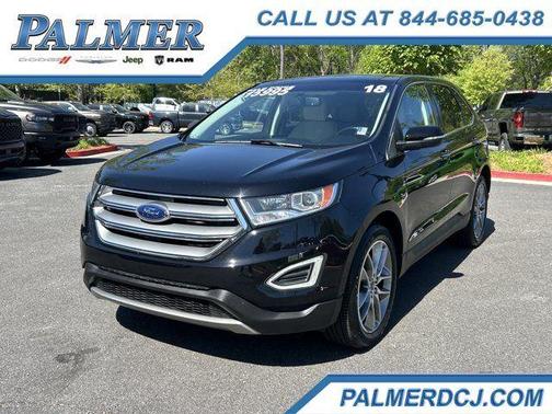 Shadow Black 2018 Ford Edge Titanium