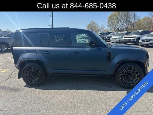 Blue 2026 Land Rover Defender V8